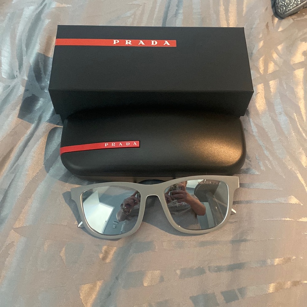 Prada Gray Sunglasses - Picture 2 of 15